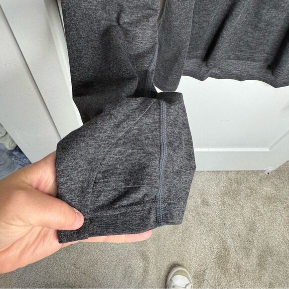 QOR QORtec Stretch Hoodie Henley Lightweight Pullover Heather Charcoal Large - Picture 5 of 8